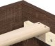 vidaXL Rama łóżka bez materaca Brązowy dąb 200x200 cm Drewno klejone 8