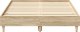 Rama łóżka bez materaca Sonoma Oak 120x190 cm Drewno klejone 5