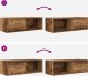 vidaXL Szafki RTV 2 szt. Stare drewno 80x31x25,5 cm Drewno klejone 10