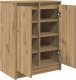 vidaXL Szafka na buty Artisan Oak 57x34x76 cm Drewno klejone 5