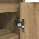 vidaXL Szafka na buty Artisan Oak 57x34x76 cm Drewno klejone 10