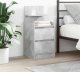 vidaXL Szafki nocne z 2 szufladami 2 szt. Betonowy szary 38x34x80 cm 1