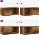 vidaXL Szafki RTV 2 szt. Stare drewno 60x31x25,5 cm Drewno klejone 10