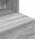 vidaXL Szafka nocna Szara Sonoma 39x35x125 cm Drewno klejone 10
