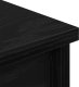 vidaXL Komoda czarna dąb 50x35x180 cm Drewno klejone 9