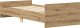 vidaXL Rama łóżka bez materaca Artisan Oak 90x200cm Drewno klejone 7