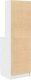 vidaXL Szafka nocna Biała 39x35x125 cm Drewno klejone 8