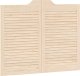 Drzwi wahadłowe żaluzjowe 1 para 80x100 cm lite drewno sosnowe 1