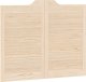 Drzwi wahadłowe żaluzjowe 1 para 80x100 cm lite drewno sosnowe 6