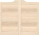 Drzwi wahadłowe żaluzjowe 1 para 90x100 cm lite drewno sosnowe 4