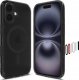 SPIGEN ULTRA HYBRID ”T” MAG MAGSAFE IPHONE 16 FROST BLACK 1