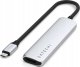 HUB Satechi 4-in-1 USB-C Slim Multiport Adapter 4K USB-C / 2xUSB-A, USB-C, 4K HDMI silver 1