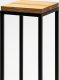 Tajemniczy ogród FLOWER STAND LAVAL S BLACK OAK 19X19X62 2