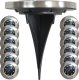 LAMPA SOLARNA 8 LED SMD DO WBICIA W PODŁOŻE KPL.12SZT 1