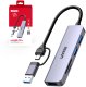HUB USB Unitek uHUB P5+ 1x SD 1x microSD  + 3x USB-A 2.0 (H1320AGY01) 1