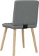 vidaXL Krzesła stołowe, 2 szt., ciemnoszare, obite tkaniną 6