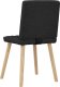 vidaXL Krzesła stołowe, 6 szt., czarne, obite tkaniną 6