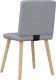 vidaXL Krzesła stołowe, 6 szt., jasnoszare, tapicerowane tkaniną 6