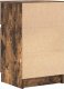 vidaXL Szafki nocne 2 szt. Dąb wędzony 39x35x65 cm Drewno klejone 9