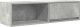 vidaXL Szafka RTV Beton Szary 100x31x25,5 cm Drewno klejone 2