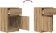 vidaXL Szafka nocna Artisan Oak 39x35x65 cm Drewno klejone 9