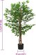 vidaXL Sztuczna roślina Ficus 788 liści 120 cm zielona 5