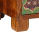 vidaXL Komoda Wielokolorowa 90x35x60 Drewno lite Akacja 9