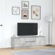 vidaXL Szafka RTV z oświetleniem LED Beton Szary 160,5x41x50 cm 4