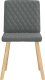 vidaXL Krzesła stołowe, 4 szt., ciemnoszare, obite tkaniną 4