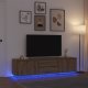 vidaXL Szafka RTV z oświetleniem LED Dąb Artisan 193,5x41x50 cm 1