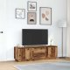vidaXL Szafka RTV z oświetleniem LED Stare drewno 160,5x41x50 cm 4