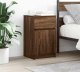 vidaXL Szafki nocne 2 szt. Brązowy dąb 39x35x65 cm Drewno klejone 1