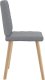 vidaXL Krzesła stołowe, 4 szt., jasnoszare, obite tkaniną 5