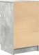 vidaXL Szafka nocna Beton Szary 39x35x65 cm Drewno klejone 8
