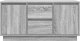 vidaXL Szafka RTV z oświetleniem LED Szara Sonoma 100x41x50 cm 7