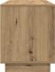 vidaXL Szafka RTV z oświetleniem LED Dąb Artisan 100x41x50 cm 8