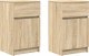 vidaXL Szafki nocne 2 szt. Dąb Sonoma 39x35x65 cm Drewno klejone 2