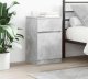 vidaXL Szafki nocne 2 szt. Beton Szary 39x35x65 cm Drewno klejone 1