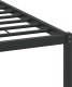 vidaXL vidaXL Łóżko bez materaca, przydymiony dąb, 140x190 cm 10