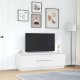 vidaXL Szafka RTV z oświetleniem LED Biała 160,5x41x50 cm 4