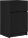 vidaXL Szafki nocne 2 szt. Czarne 39x35x65 cm Drewno klejone 5