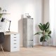 vidaXL Komoda betonowa szara 29,5x34x119,5 cm Drewno klejone 1