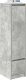 vidaXL Komoda betonowa szara 29,5x34x119,5 cm Drewno klejone 4