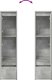 vidaXL Komoda betonowa szara 29,5x34x119,5 cm Drewno klejone 9