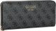 Guess, Vikky Zip Around, Textile Wallet, SWSG6995460, Black, For Women For Women 1