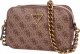 Guess, Dalma, Synthetic Leather, Camera Bag, Textile Crossbody Bag, Bronze, BW7425 VIN35, 20.32 x 7.62 x 13.97 cm, For Women For Women 1