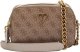Guess, Dalma, Synthetic Leather, Camera Bag, Textile Crossbody Bag, Bronze, BW7425 VIN35, 20.32 x 7.62 x 13.97 cm, For Women For Women 14