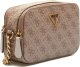 Guess, Dalma, Synthetic Leather, Camera Bag, Textile Crossbody Bag, Bronze, BW7425 VIN35, 20.32 x 7.62 x 13.97 cm, For Women For Women 16