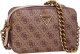 Guess, Dalma, Synthetic Leather, Camera Bag, Textile Crossbody Bag, Bronze, BW7425 VIN35, 20.32 x 7.62 x 13.97 cm, For Women For Women 1