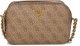 Guess, Dalma, Synthetic Leather, Camera Bag, Textile Crossbody Bag, Bronze, BW7425 VIN35, 20.32 x 7.62 x 13.97 cm, For Women For Women 9